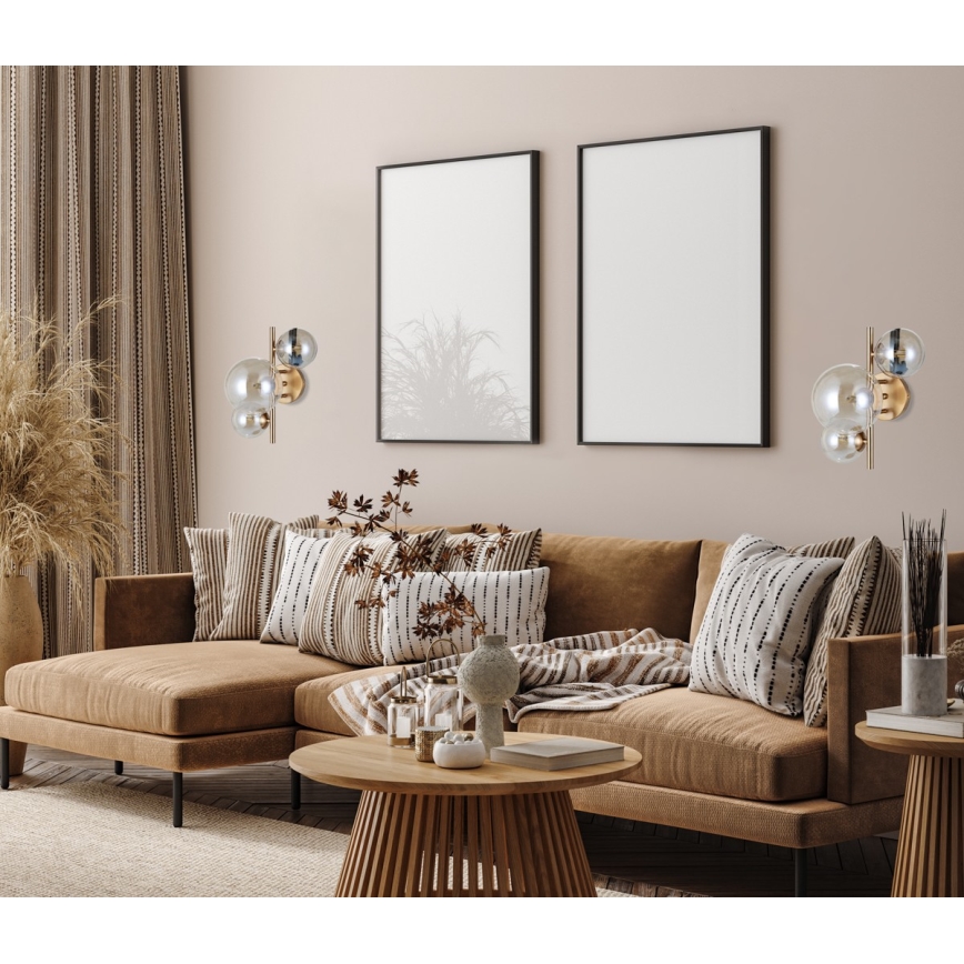 ITALUX - Wall light CANELLO 3xG9/5W/230V brass