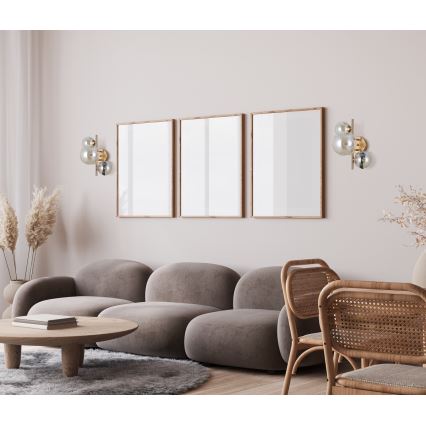 ITALUX - Wall light CANELLO 3xG9/5W/230V brass