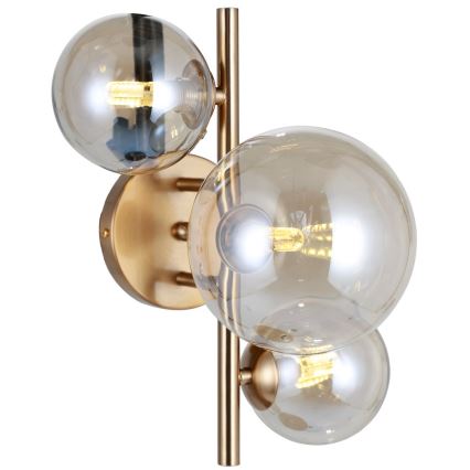 ITALUX - Wall light CANELLO 3xG9/5W/230V brass