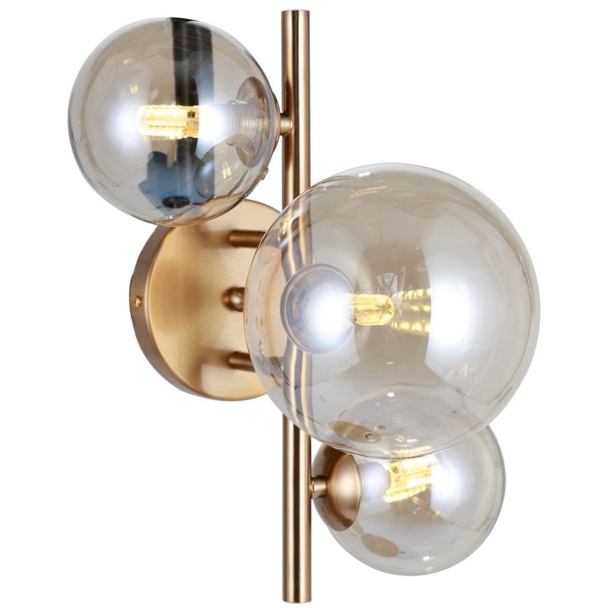 ITALUX - Wall light CANELLO 3xG9/5W/230V brass