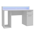 IVAR White Writing Desk with Backlighting