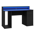 IVAR Writing Desk with Integrated Lighting, Black