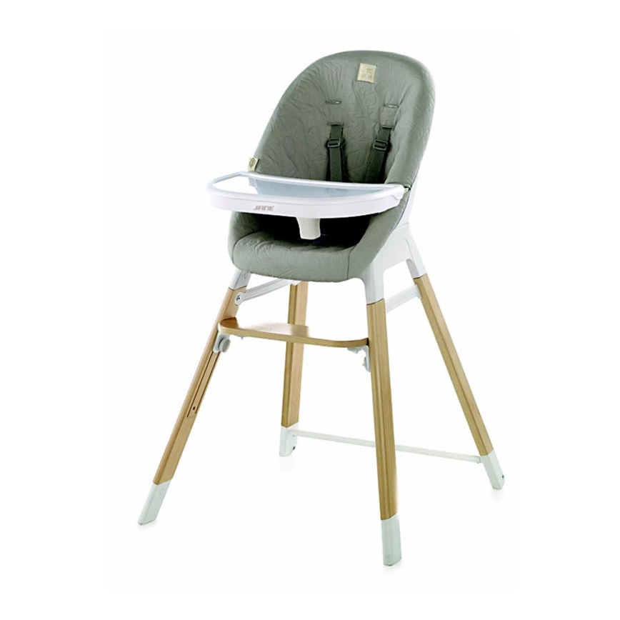 Jané - Children's dining chair 3in1 WOODY grey