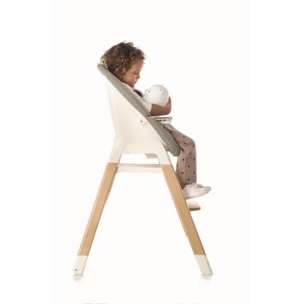 Jané - Children's dining chair 3in1 WOODY grey