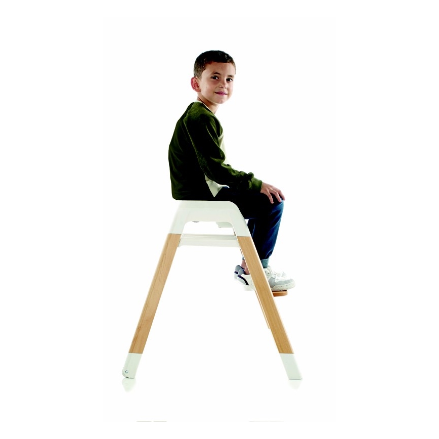 Jané - Children's dining chair 3in1 WOODY grey