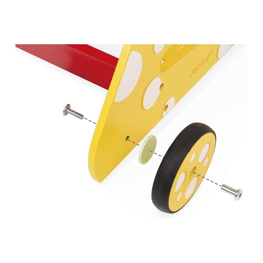 Janod - Baby walker with activities cat