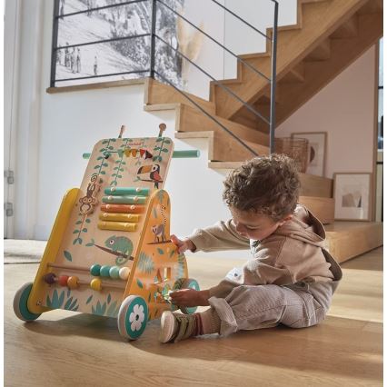 Janod - Baby walker with activities TROPIK
