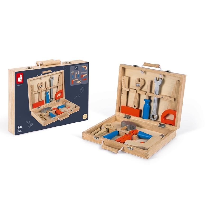 Janod - Case with tools BRICOKIDS