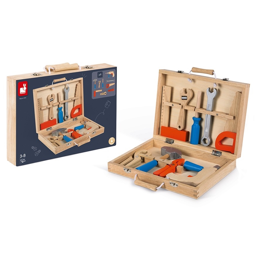 Janod - Case with tools BRICOKIDS