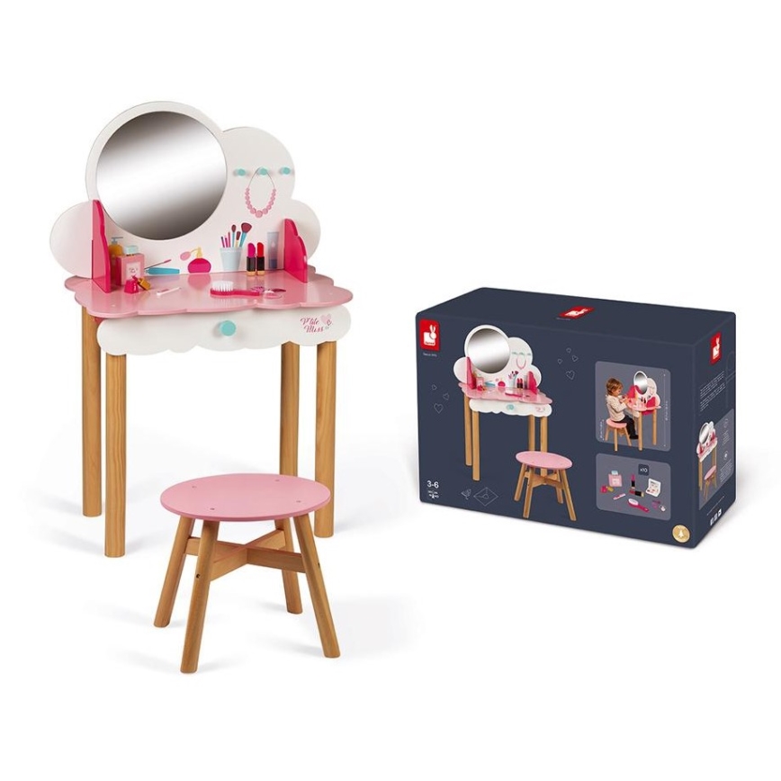 Janod - Children's cosmetic table CANDY CHIC