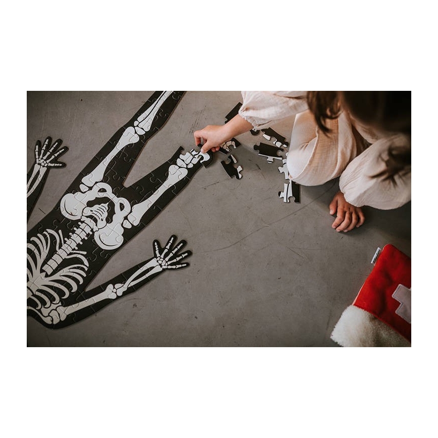 Janod - Children's educational puzzle 225 pcs human body