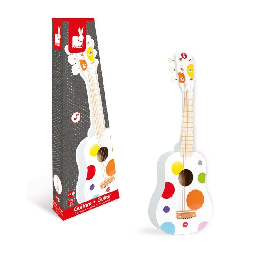 Janod - Children's guitar CONFETTI 6 strings