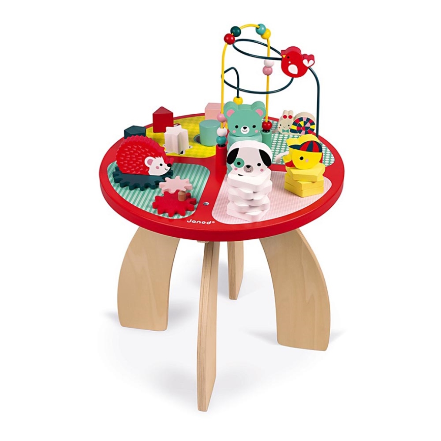 Janod - Children's interactive table BABY FOREST