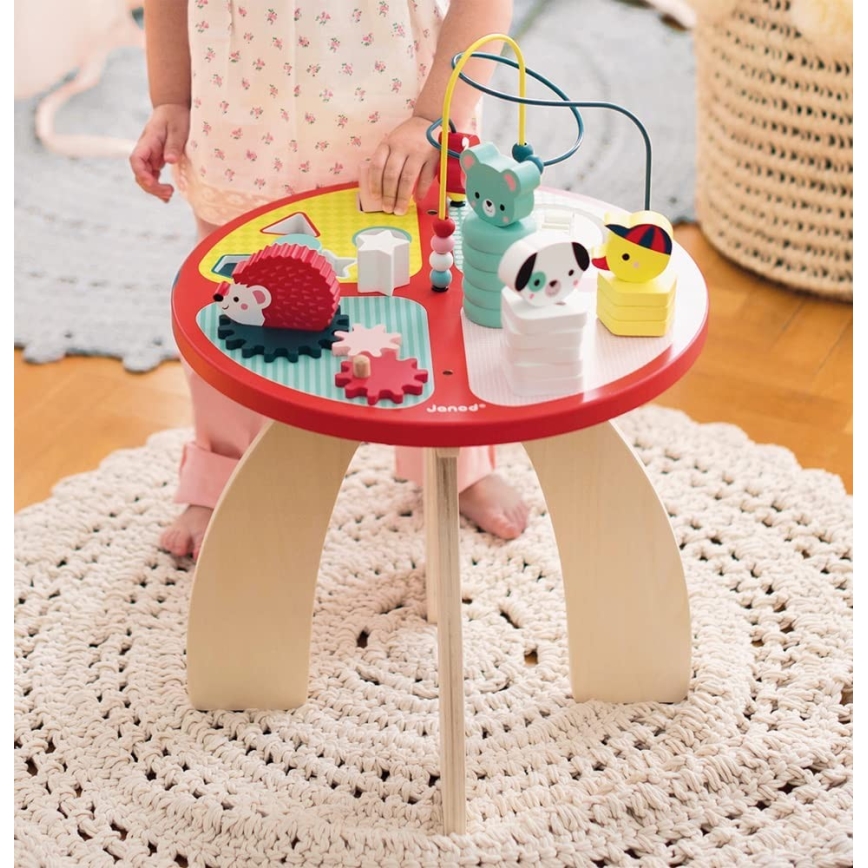Janod - Children's interactive table BABY FOREST