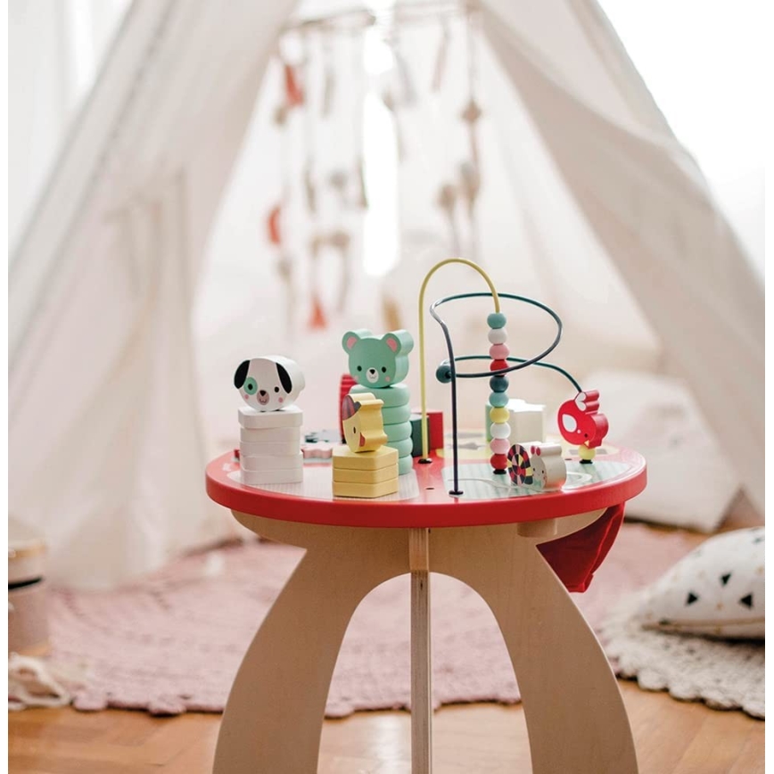 Janod - Children's interactive table BABY FOREST