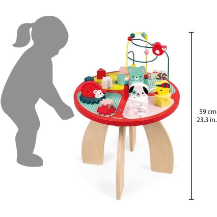 Janod - Children's interactive table BABY FOREST
