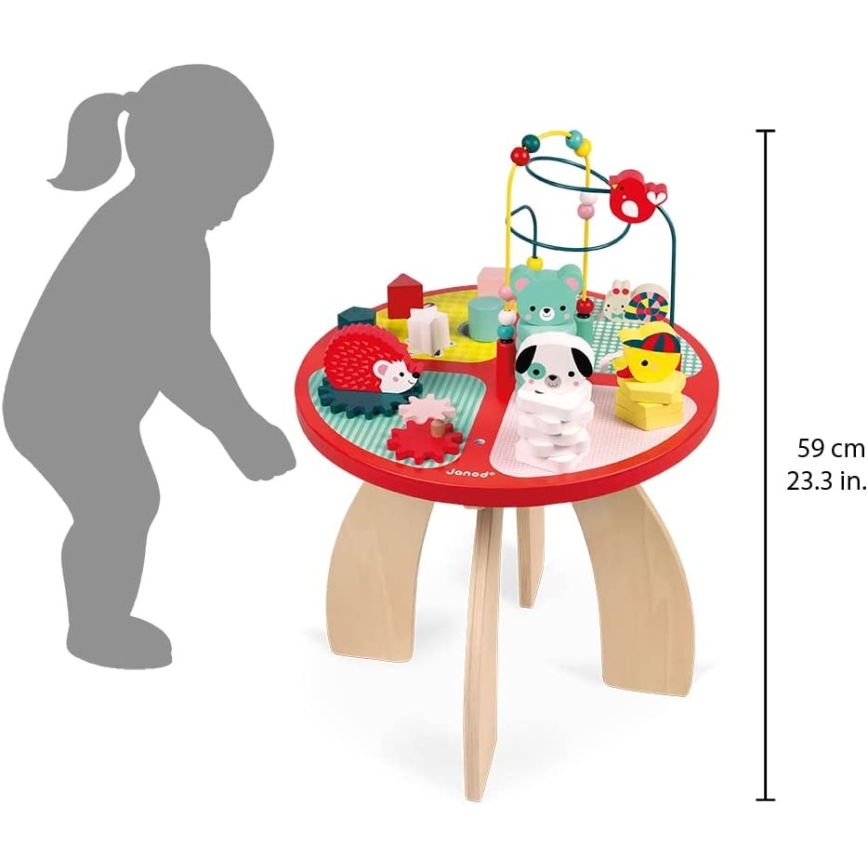 Janod - Children's interactive table BABY FOREST