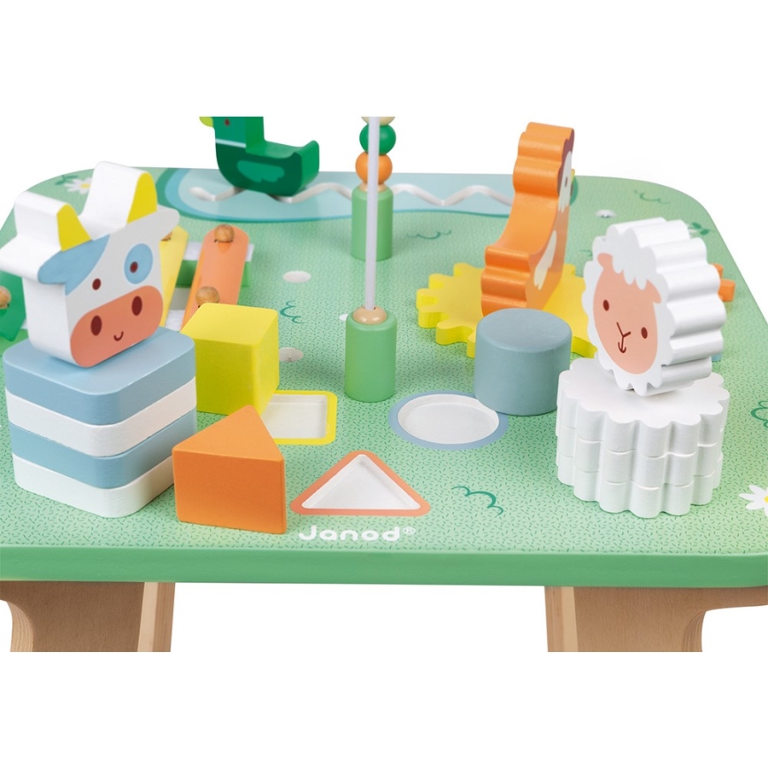 Janod - Children's interactive table meadow