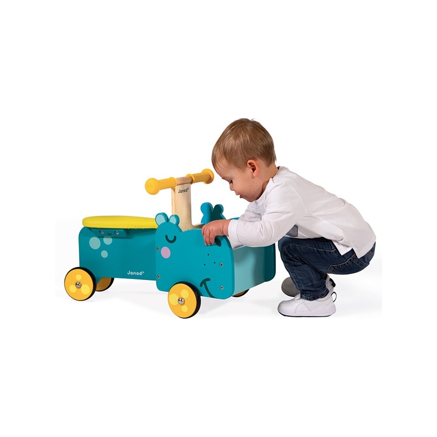 Janod - Children's push bike hippo
