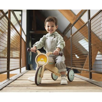 Janod - Children's wooden push bike 2in1