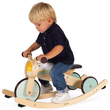 Janod - Children's wooden push bike 2in1