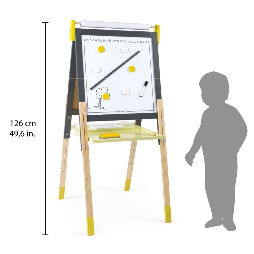 Janod - Magnetic board grey