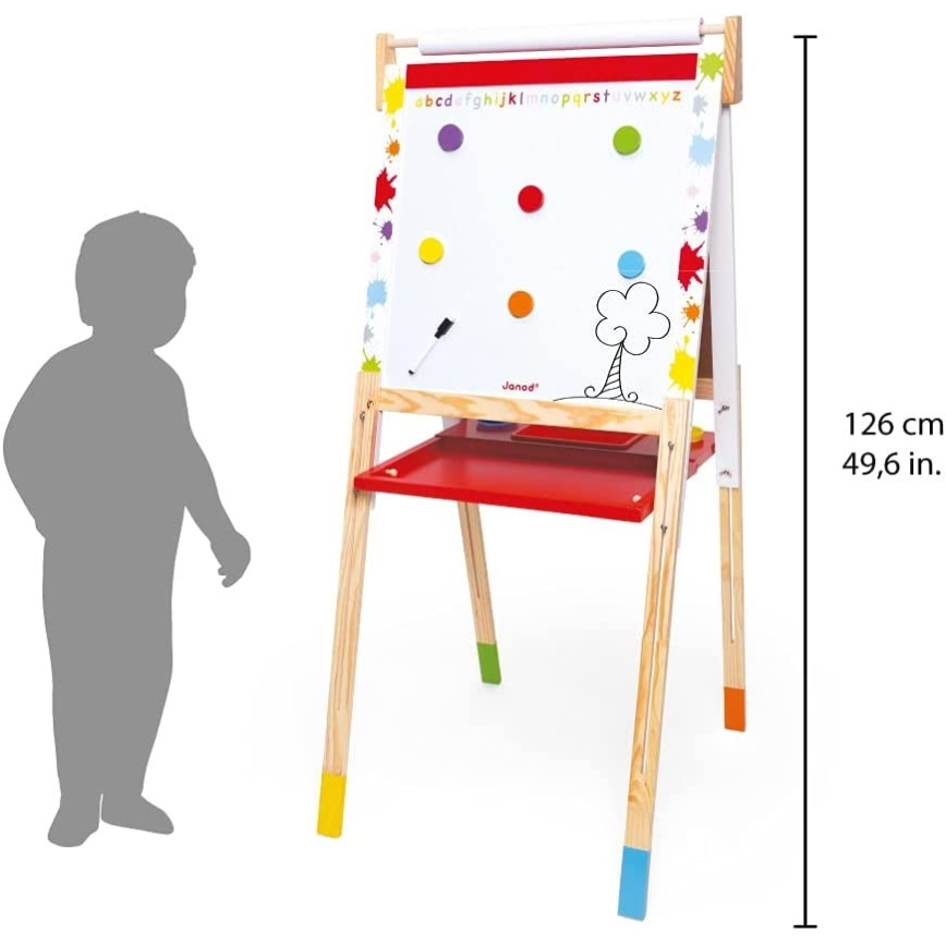 Janod - Magnetic board red