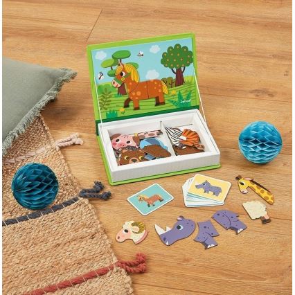 Janod - Magnetic interactive set MAGNETIBOOK animals