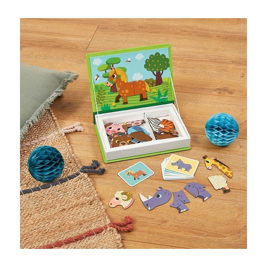Janod - Magnetic interactive set MAGNETIBOOK animals
