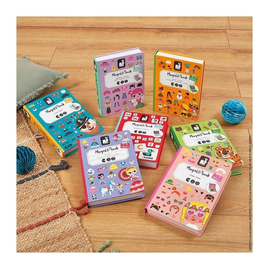 Janod - Magnetic interactive set MAGNETIBOOK animals