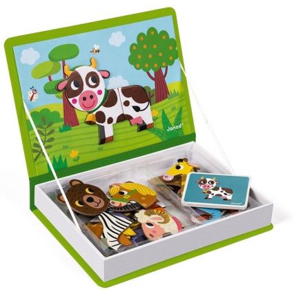 Janod - Magnetic interactive set MAGNETIBOOK animals