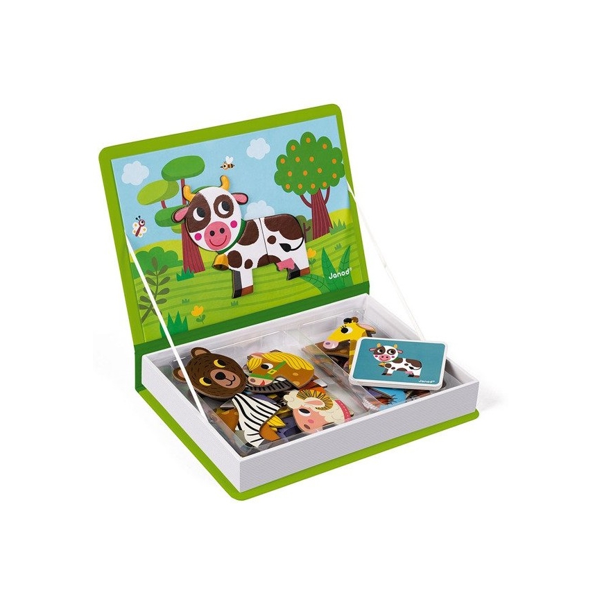 Janod - Magnetic interactive set MAGNETIBOOK animals