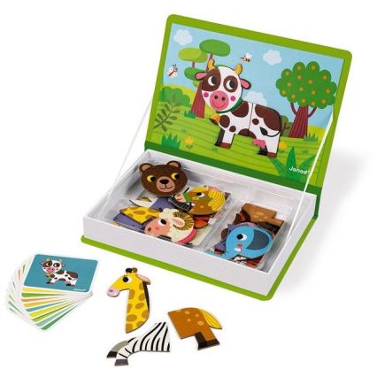 Janod - Magnetic interactive set MAGNETIBOOK animals