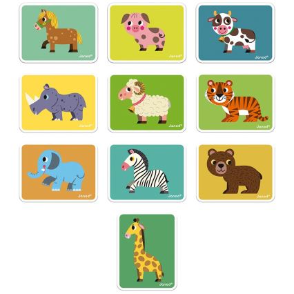 Janod - Magnetic interactive set MAGNETIBOOK animals