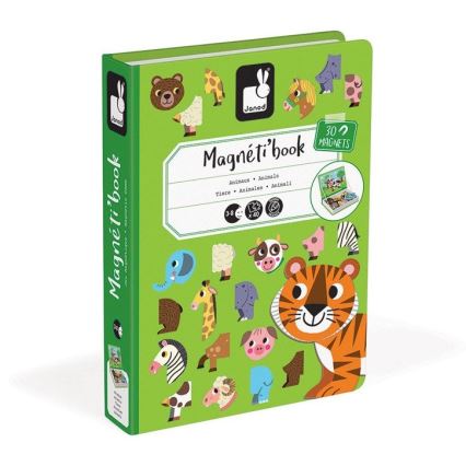Janod - Magnetic interactive set MAGNETIBOOK animals