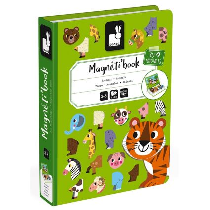Janod - Magnetic interactive set MAGNETIBOOK animals