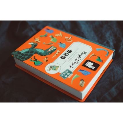 Janod - Magnetic interactive set MAGNETIBOOK dinosaurs