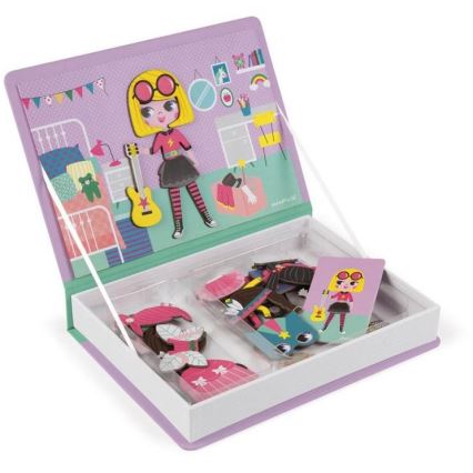 Janod - Magnetic interactive set MAGNETIBOOK girl