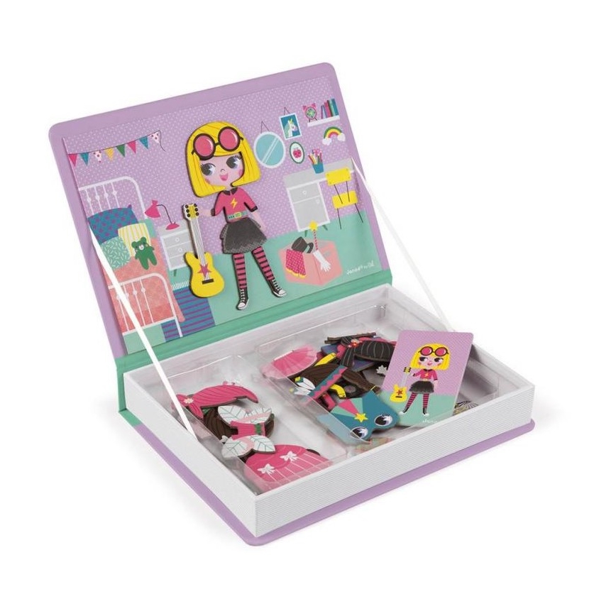 Janod - Magnetic interactive set MAGNETIBOOK girl