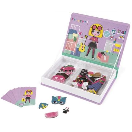 Janod - Magnetic interactive set MAGNETIBOOK girl