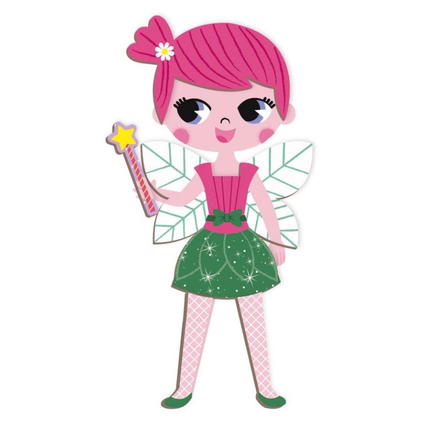 Janod - Magnetic interactive set MAGNETIBOOK girl
