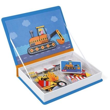 Janod - Magnetic interactive set MAGNETIBOOK means of transport