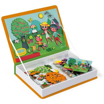 Janod - Magnetic interactive set  MAGNETIBOOK seasons of the year