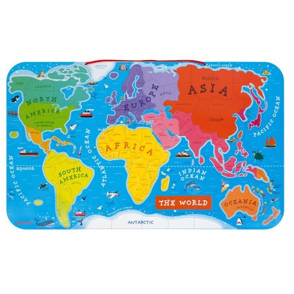 Janod - Magnetic world map english
