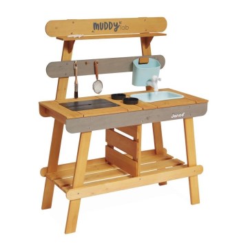 Janod - Outdoor wooden kitchen MUDDY LAB
