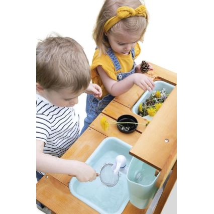 Janod - Outdoor Wooden Mud Kitchen MUDDY LAB