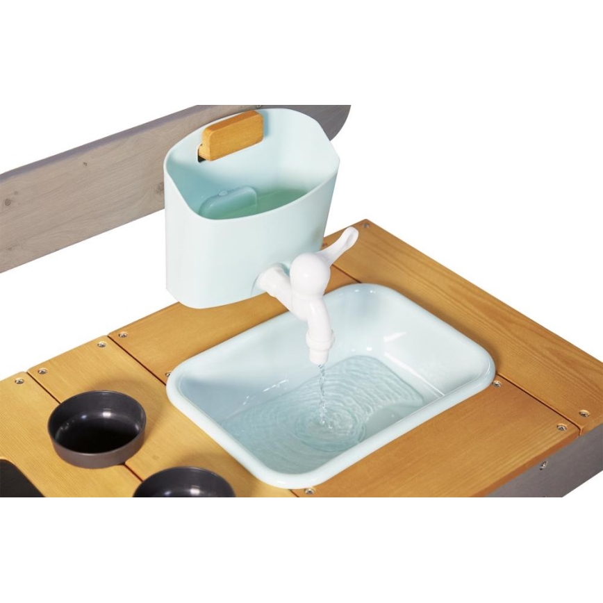 Janod - Outdoor Wooden Mud Kitchen MUDDY LAB