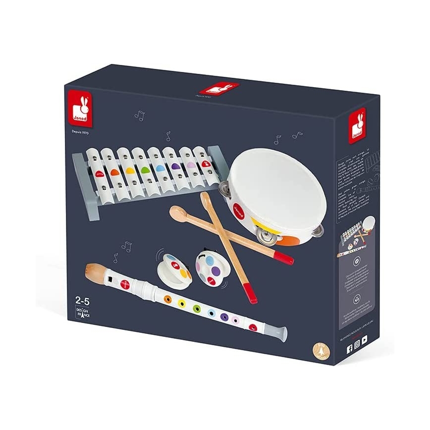 Janod - Set of musical instruments CONFETTI