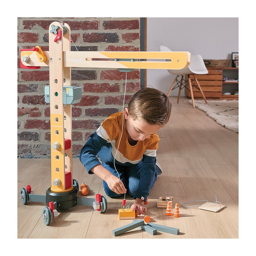 Janod - Wooden crane BOLID