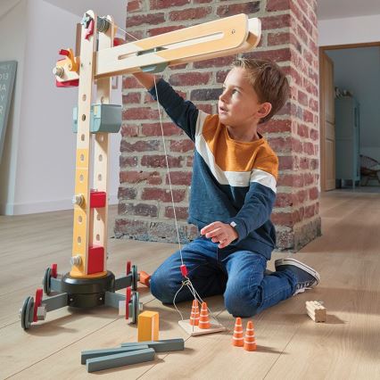 Janod - Wooden crane BOLID